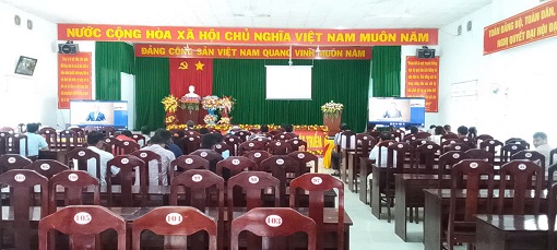 Xã Tây Sơn tham dự Hội nghị trực tuyến toàn quốc quán triệt, triển khai các Nghị quyết của Bộ Chính trị
