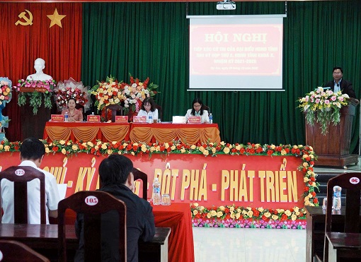 HỘI NGHỊ TIẾP XÚC CỬ TRI SAU KỲ HỌP THỨ HAI, HỘI ĐỒNG NHÂN DÂN TỈNH KHÓA X, NHIỆM KỲ 2021-2026