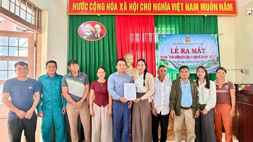 XÃ TÂY SƠN RA MẮT MÔ HÌNH “TUYẾN ĐƯỜNG NÔNG DÂN TỰ QUẢN VỀ AN NINH, TRẬT TỰ” TẠI THÔN CÀ LÚI